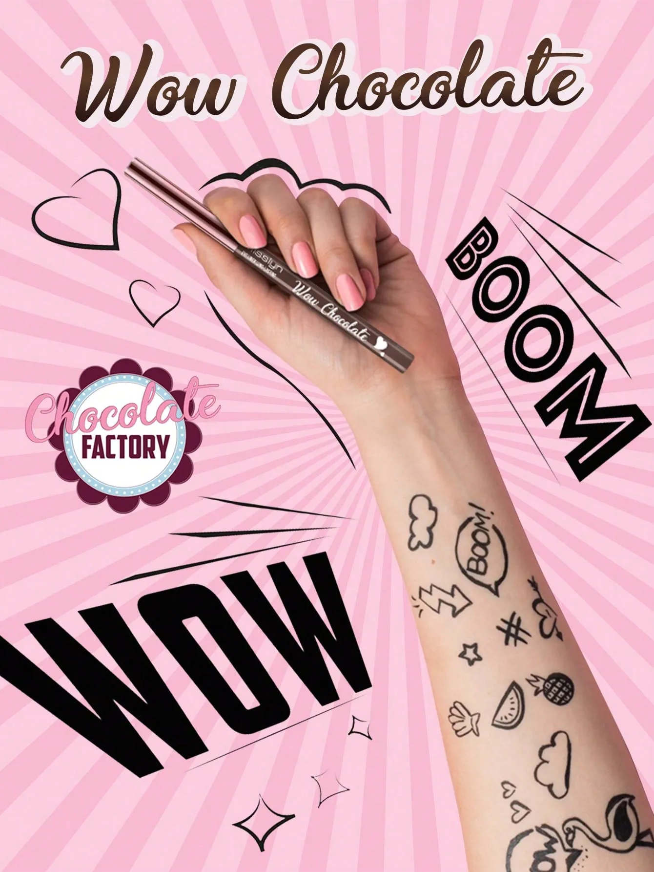 Misslyn CHOCOLATE EYE LINER LONG-LASTING, Creamy, Ultra-Pigmented & Waterproof, Creates Bold & Defined Lines, Vegan & Cruelty-Free