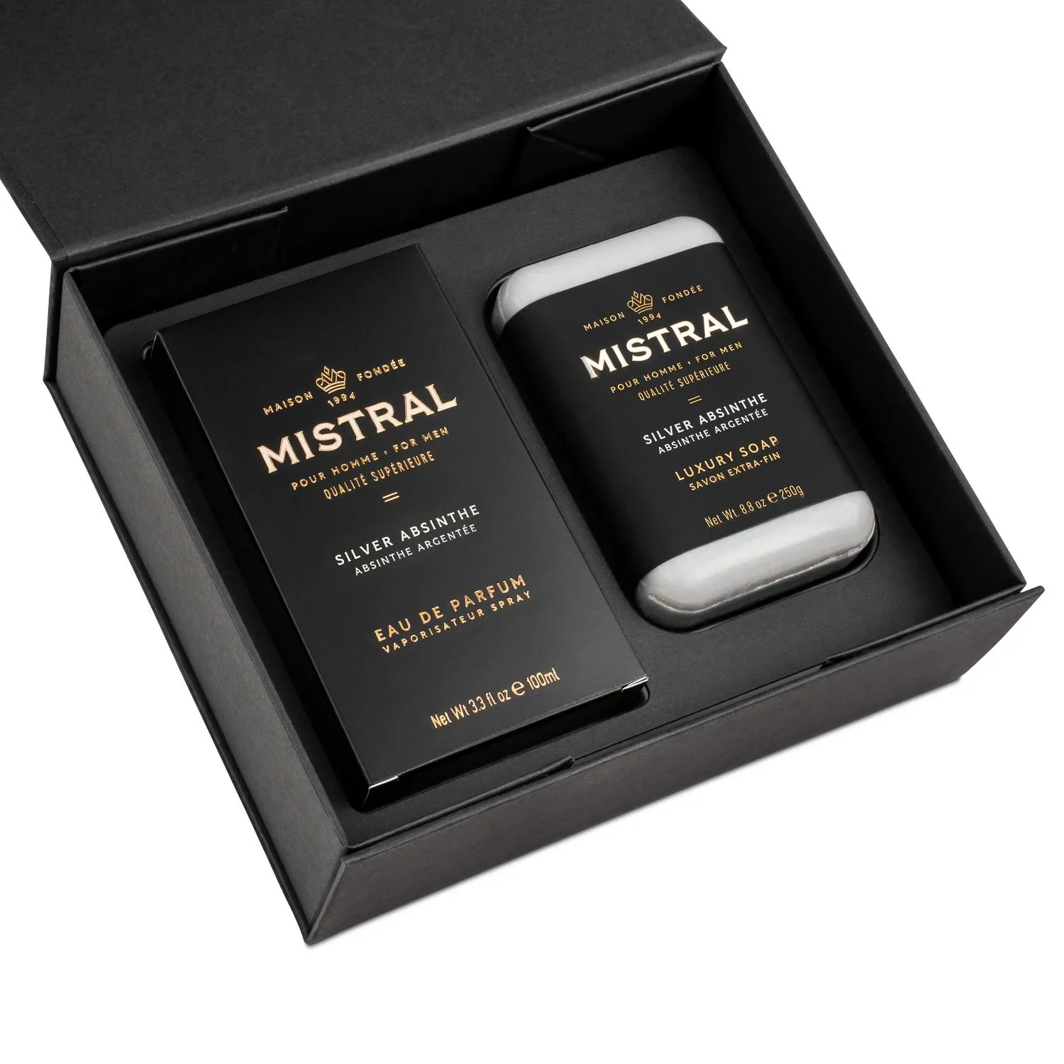 Mistral Men's Cologne & Bar Soap Gift Set