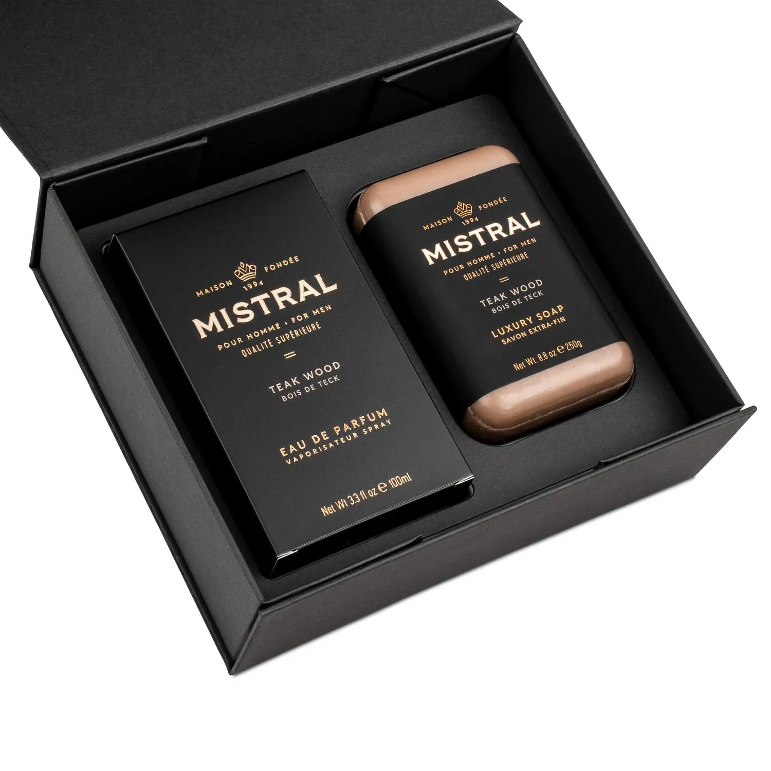 Mistral Men's Cologne & Bar Soap Gift Set
