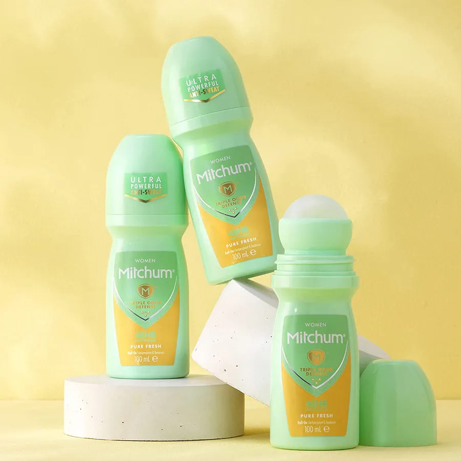 Mitchum Pure Fresh Anti-Perspirant Roll On Deodorant 100ml