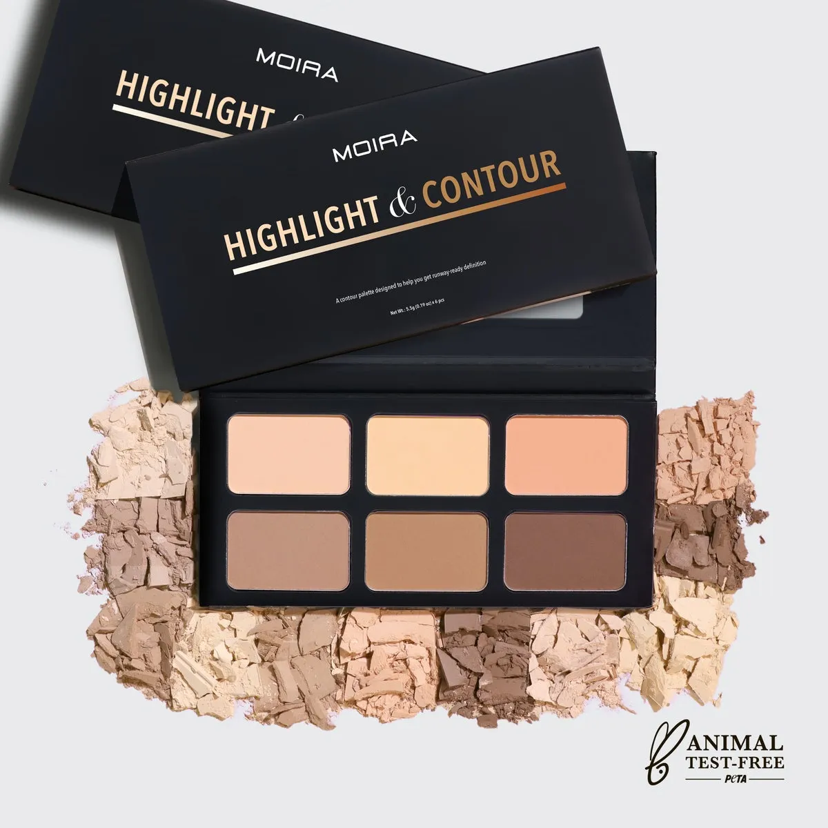 Moira Highlight & Contour Palette HCP001