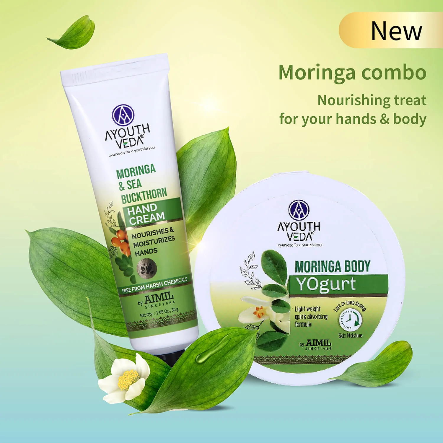 Moringa & Sea  Buckthorn Hand Cream For Moisturization 30g