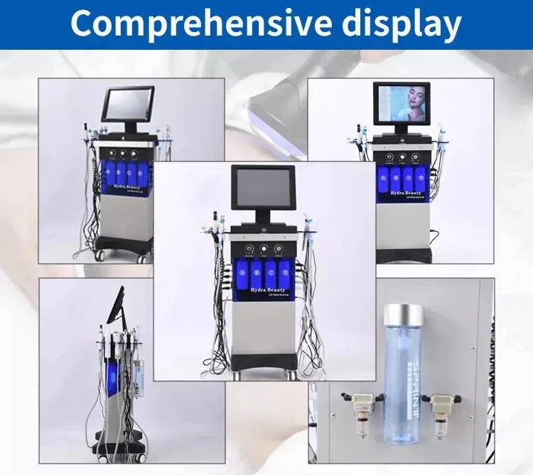 Multifunction Facial Clean / Lifting Skin Rejuvenation Oxygen Hydra Dermabrasion Skin Care Machine
