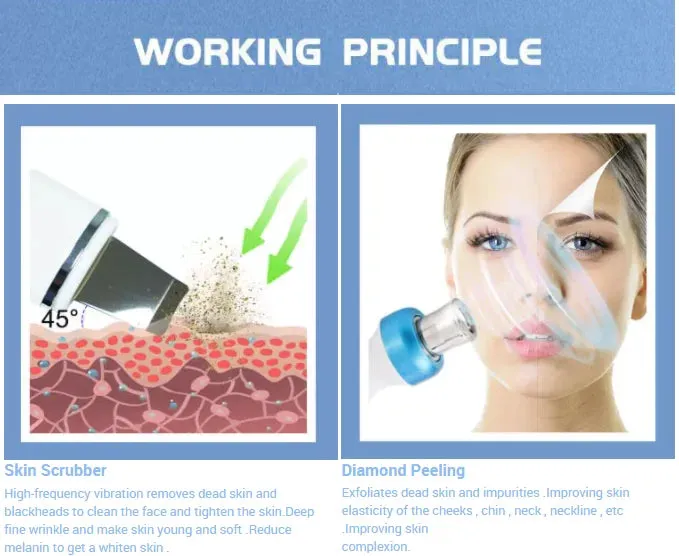 Multifunction Facial Clean / Lifting Skin Rejuvenation Oxygen Hydra Dermabrasion Skin Care Machine
