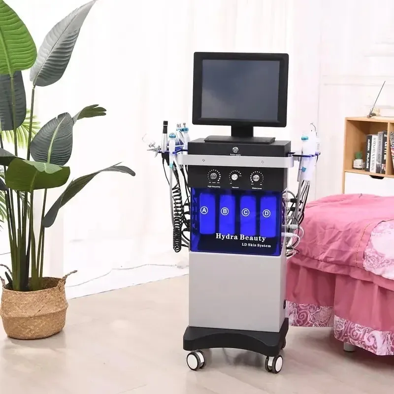 Multifunction Facial Clean / Lifting Skin Rejuvenation Oxygen Hydra Dermabrasion Skin Care Machine