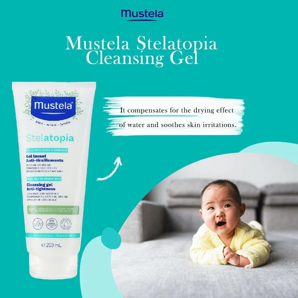 Mustela Baby Stelatopia Cleansing Gel 200 ml