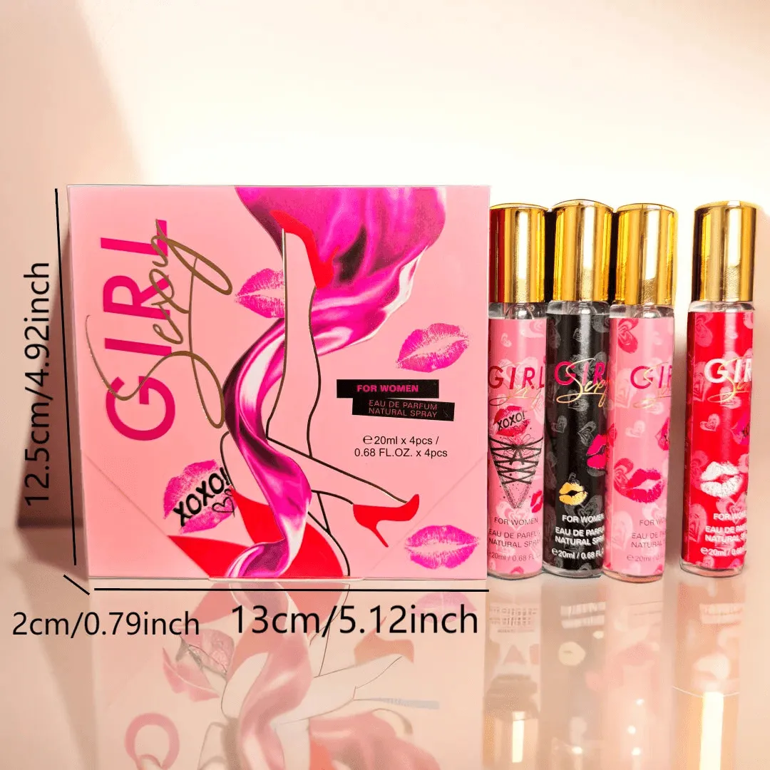 Mystical Women's Perfume Gift Set Girl Sexy MT806 (20 ml × 4 Pcs)
