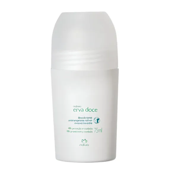Natura ERVA DOCE Roll-on / Deodorant Antitranspirante Roll-on Doce Henn - 75 Ml