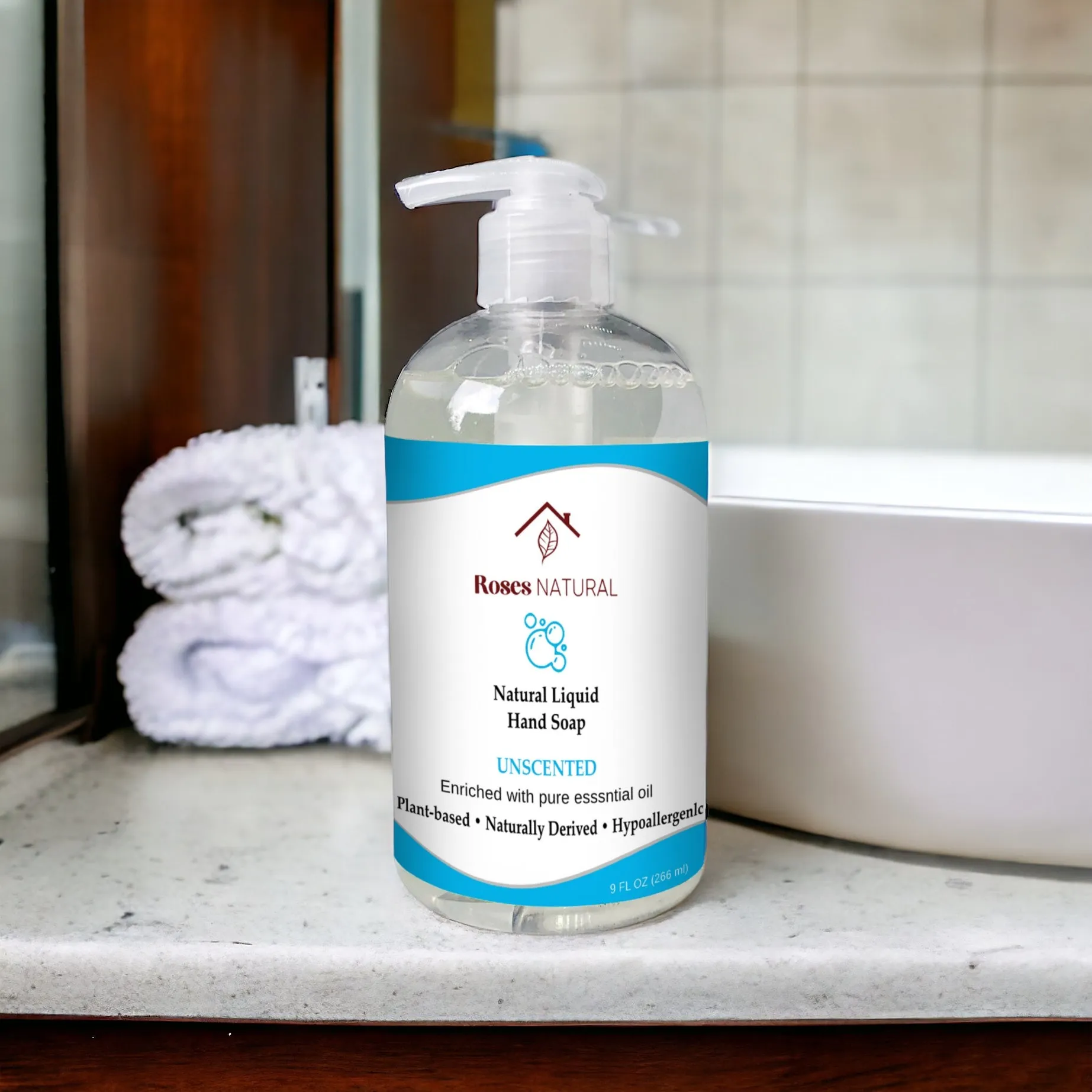 Natural Liquid Hand Soap - Unscented