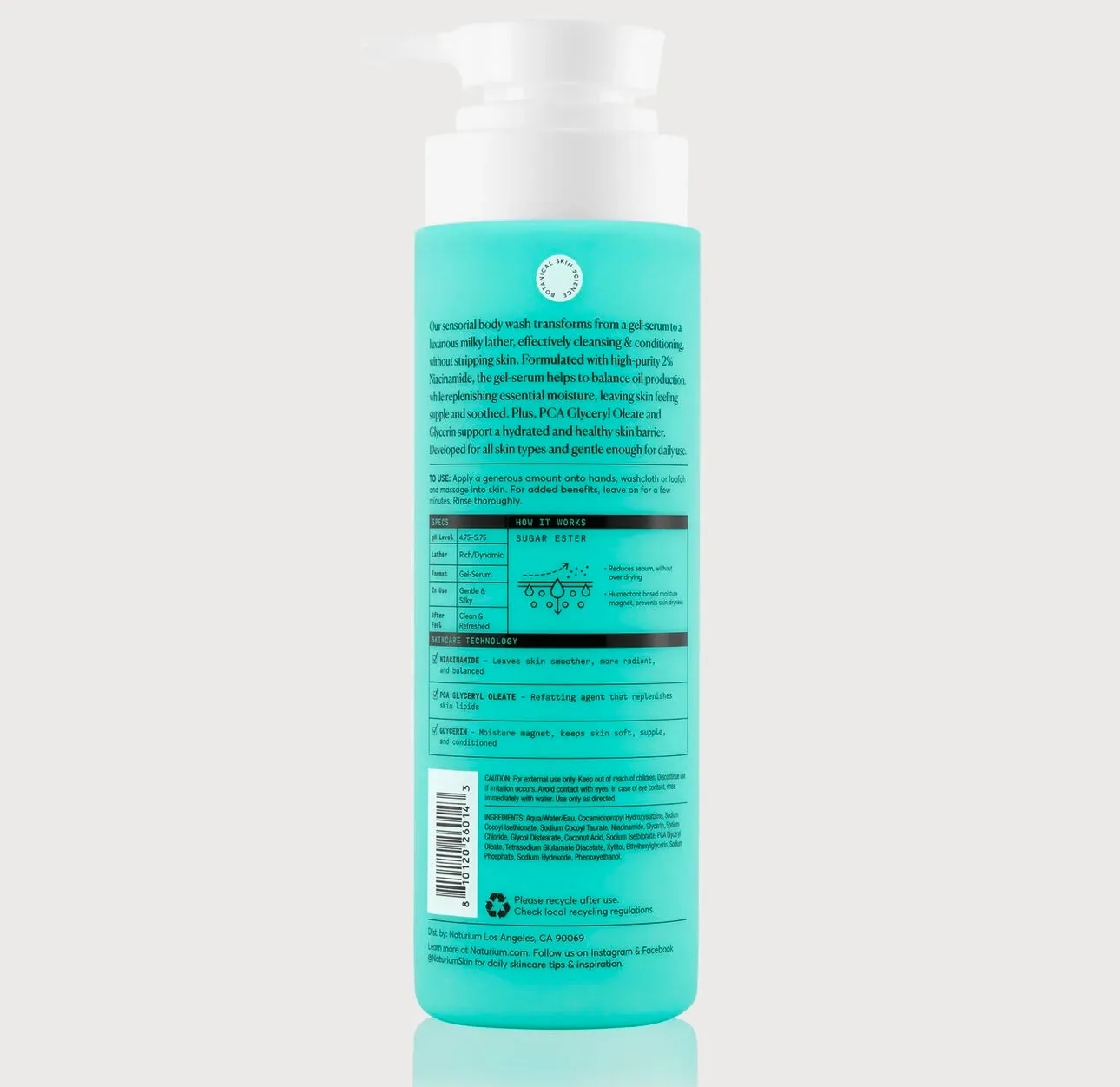 Naturium The Purifier Niacinamide Serum Body Wash