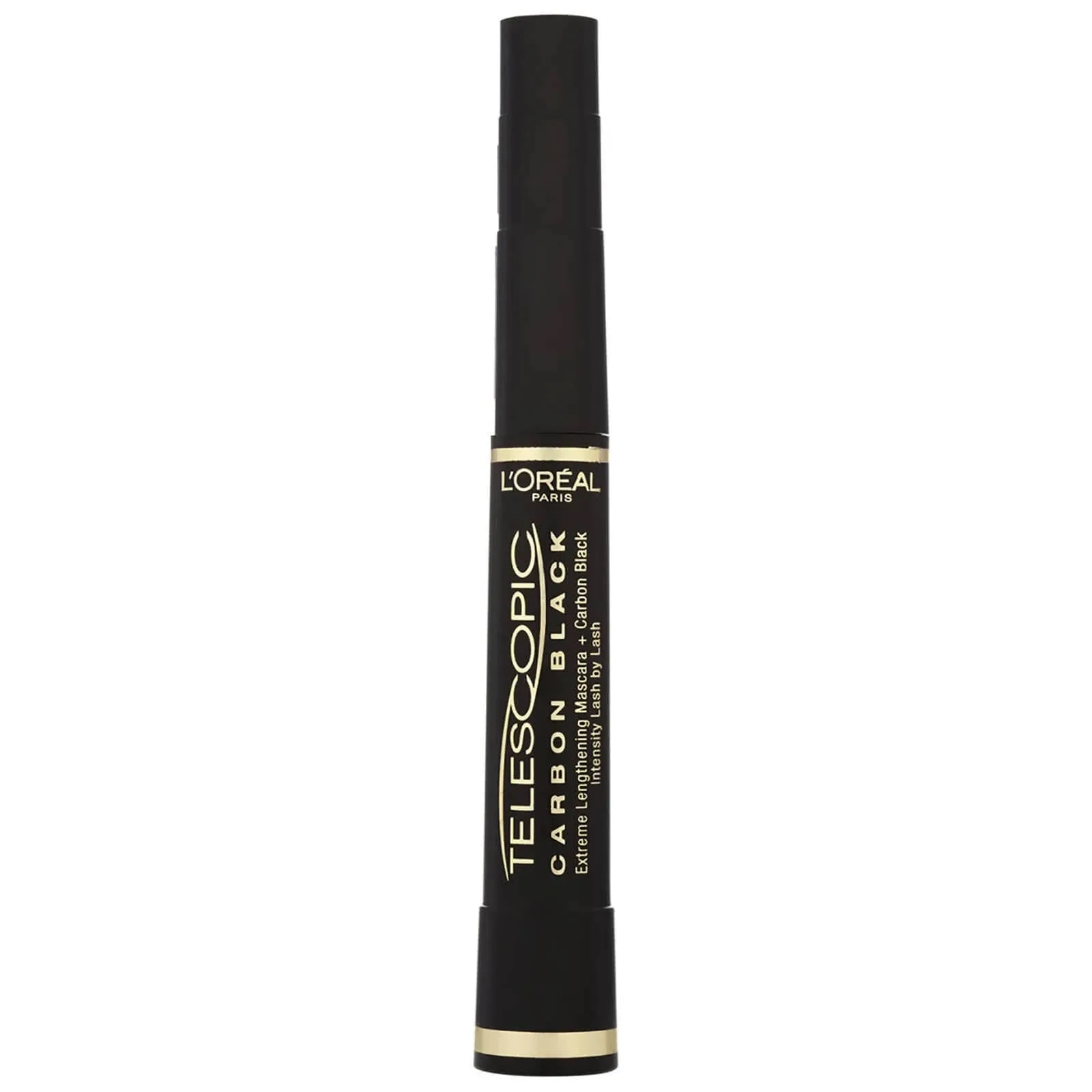 New L'Oréal Paris Telescopic Mascara, Lengthening Up to 60% Longer Lashes, No Clumps, Carbon Black