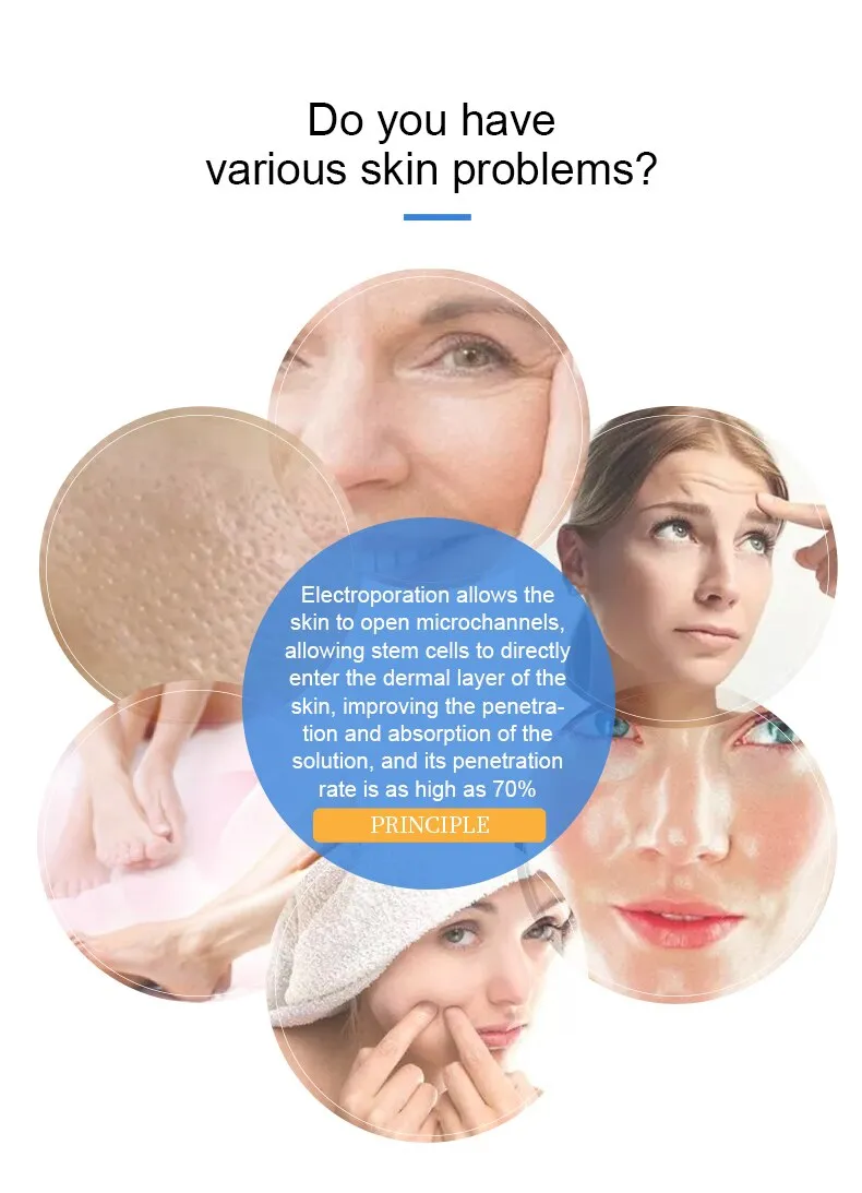 New Sliming DCOOL Portable Cool Hot EMS For Skin Tightening Anti Puffiness Electroporation Facial Machine Beauty Device