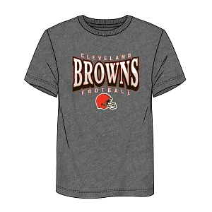 NFL Cleveland Browns - Fundamentals Triblend Divided WarpCrew Neck Short Sleeve T-Shirt