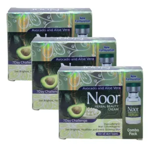 Noor Herbal Beauty Cream With Serum (Pack of 3)