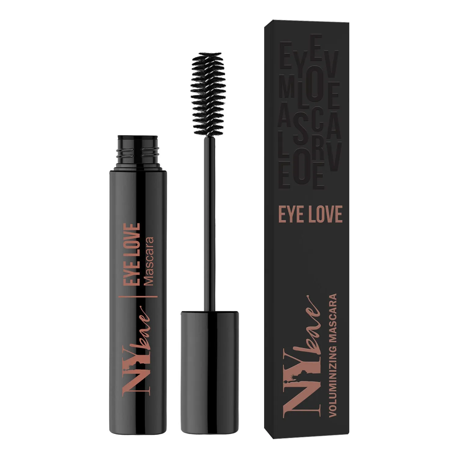 NY Bae Eye Love Voluminizing Mascara | Long Lasting | Water Resistant | Enriched with Castor Oil | Voluminous Lashes (8 ml)