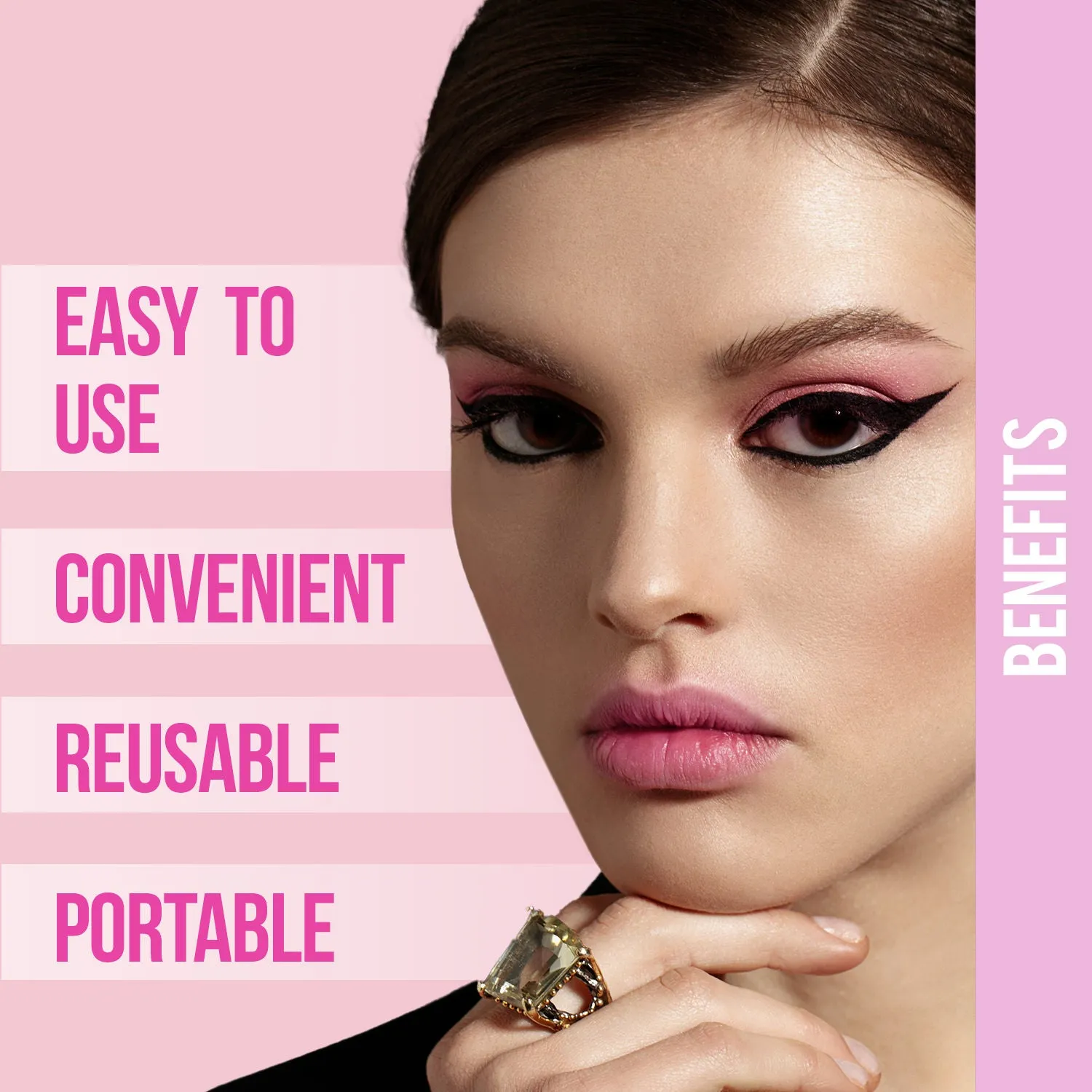 NY Bae Eyeliner Assistant | Easy To Use | Convenient | Reusable | Quick Eye Makeup