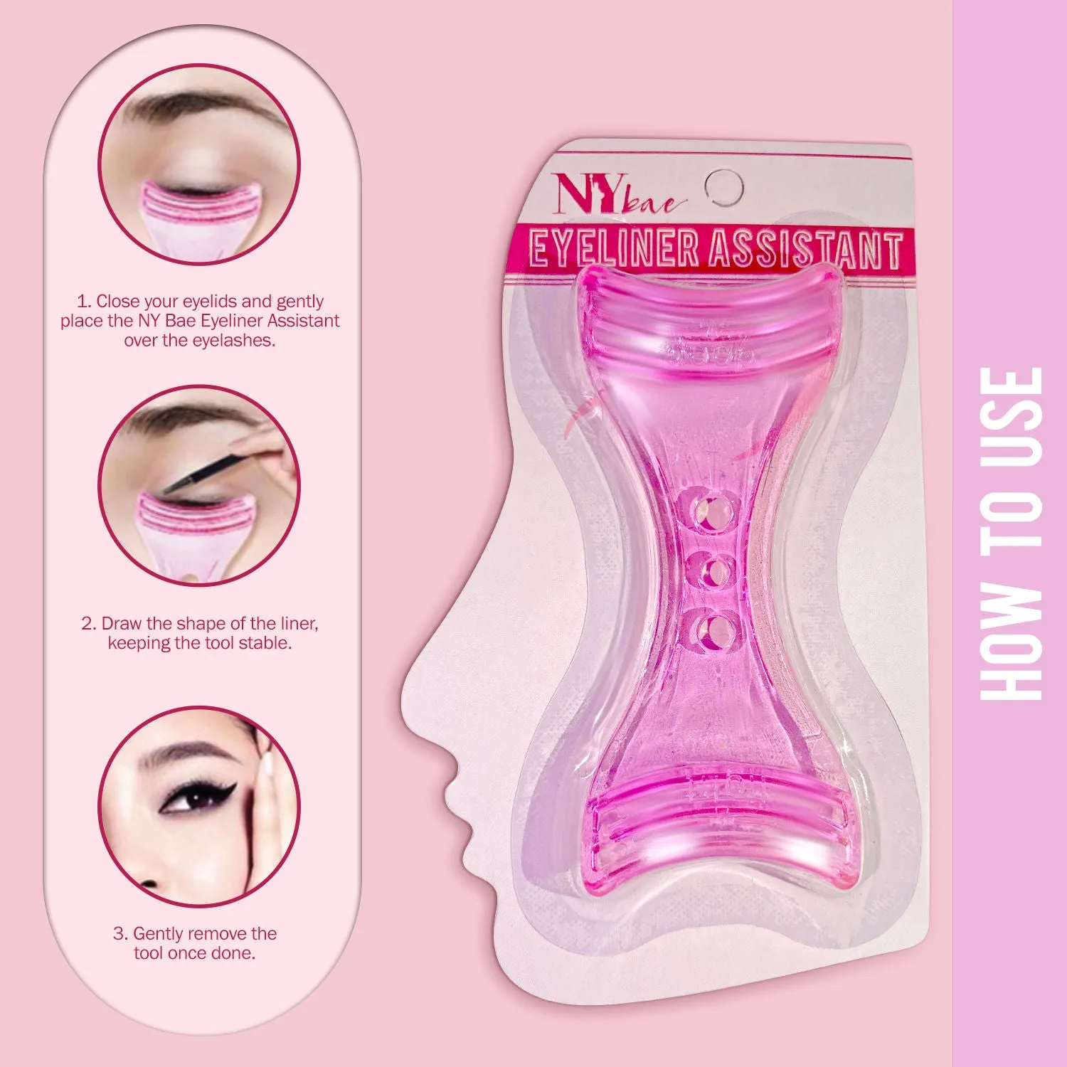 NY Bae Eyeliner Assistant | Easy To Use | Convenient | Reusable | Quick Eye Makeup