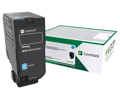 OEM Lexmark 74C1SC0 Cyan Toner Cartridge for CS720, CS725, CX725 [7,000 Pages]