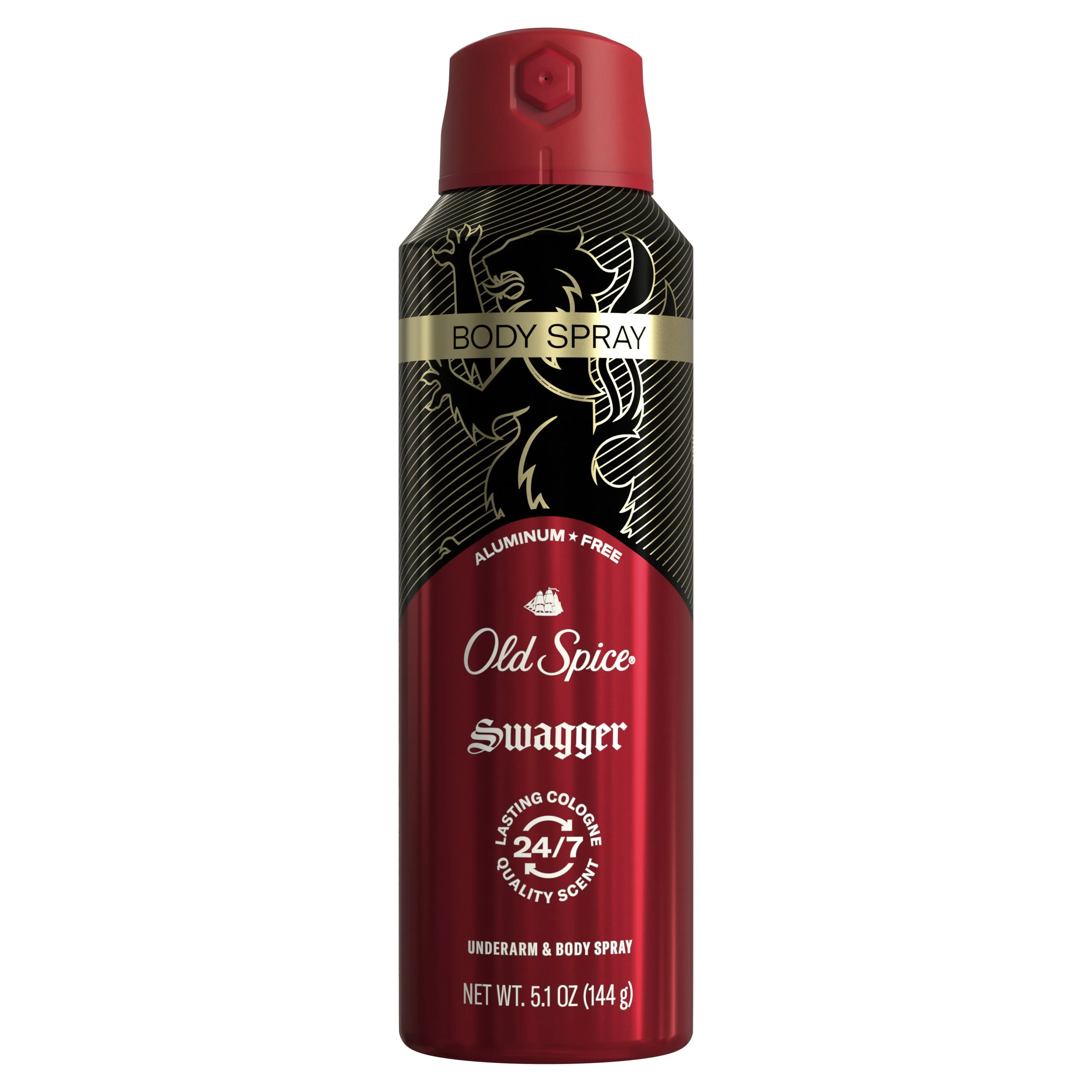 Old Spice Aluminum Free Body Spray for Men, 5.1 Oz Select Scent