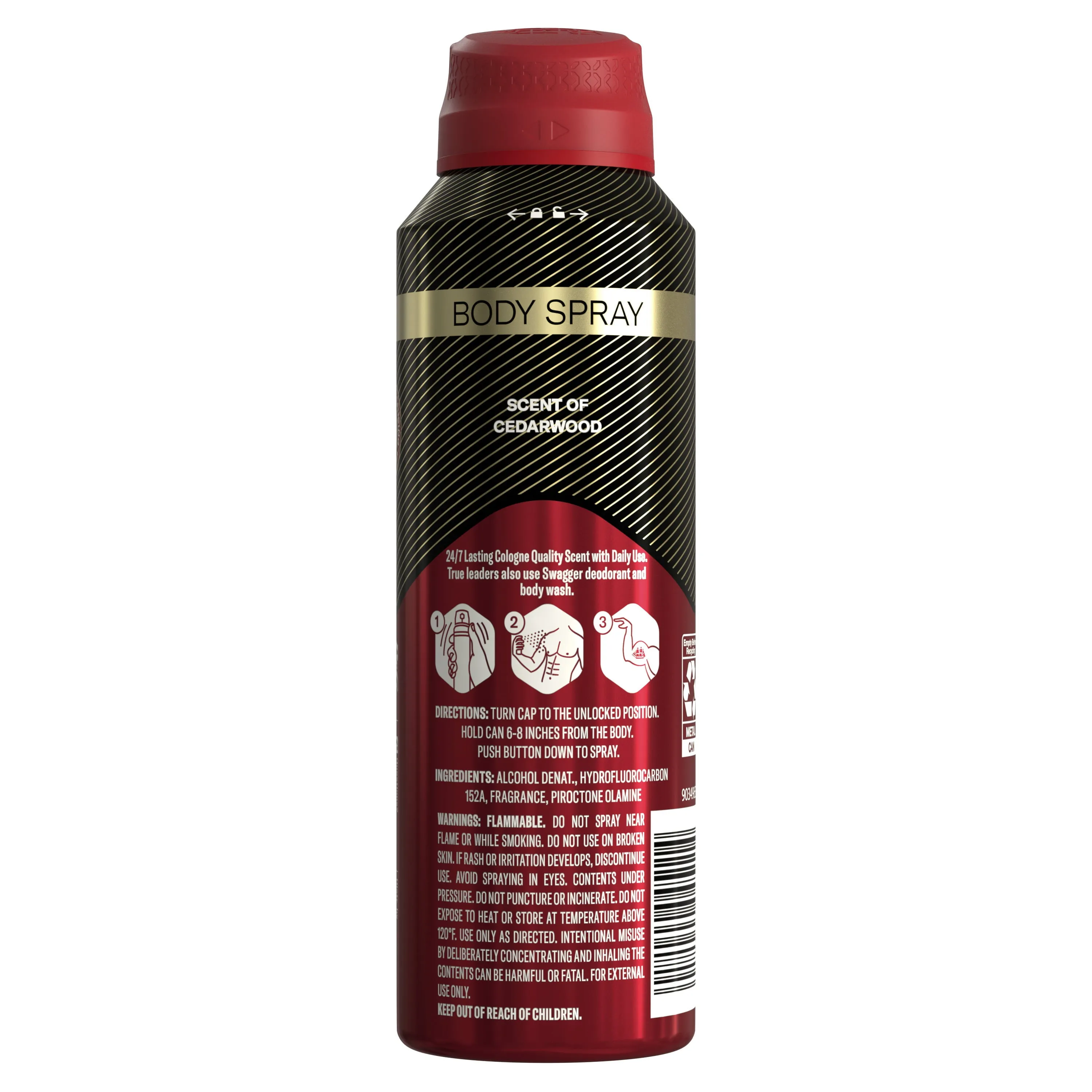 Old Spice Aluminum Free Body Spray for Men, 5.1 Oz Select Scent