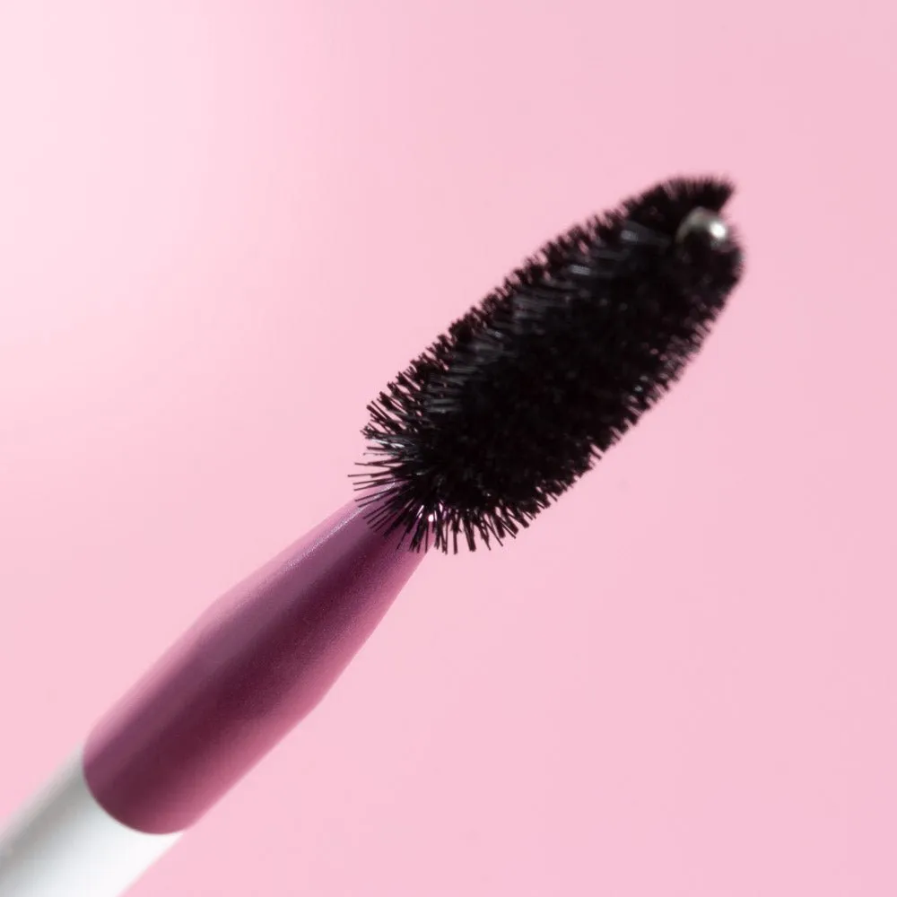 Oscar Charles Eyebrow & Spoolie Makeup Brush Professional, Double Ended with Angled Brow Brush and Spoolie
