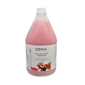 OZMA Clavo Callus & Corn Remover Foot Soaking Liquid Gel Foot Spa Treatment, Peach  .3.78 L