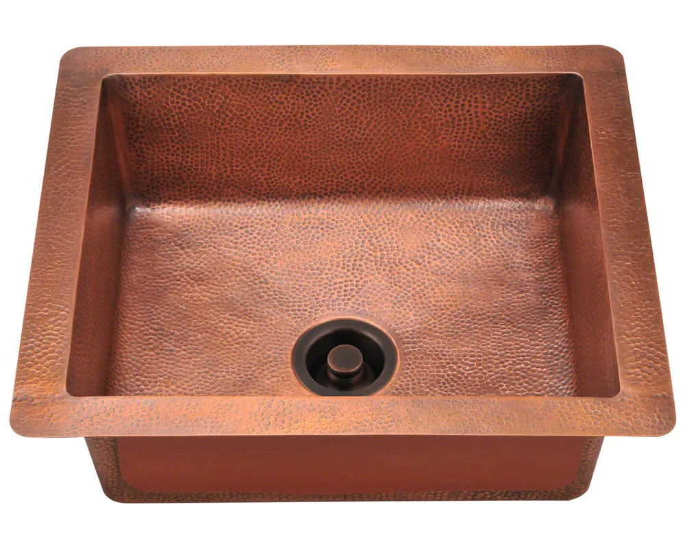 P509 Small Single Bowl Copper Sink