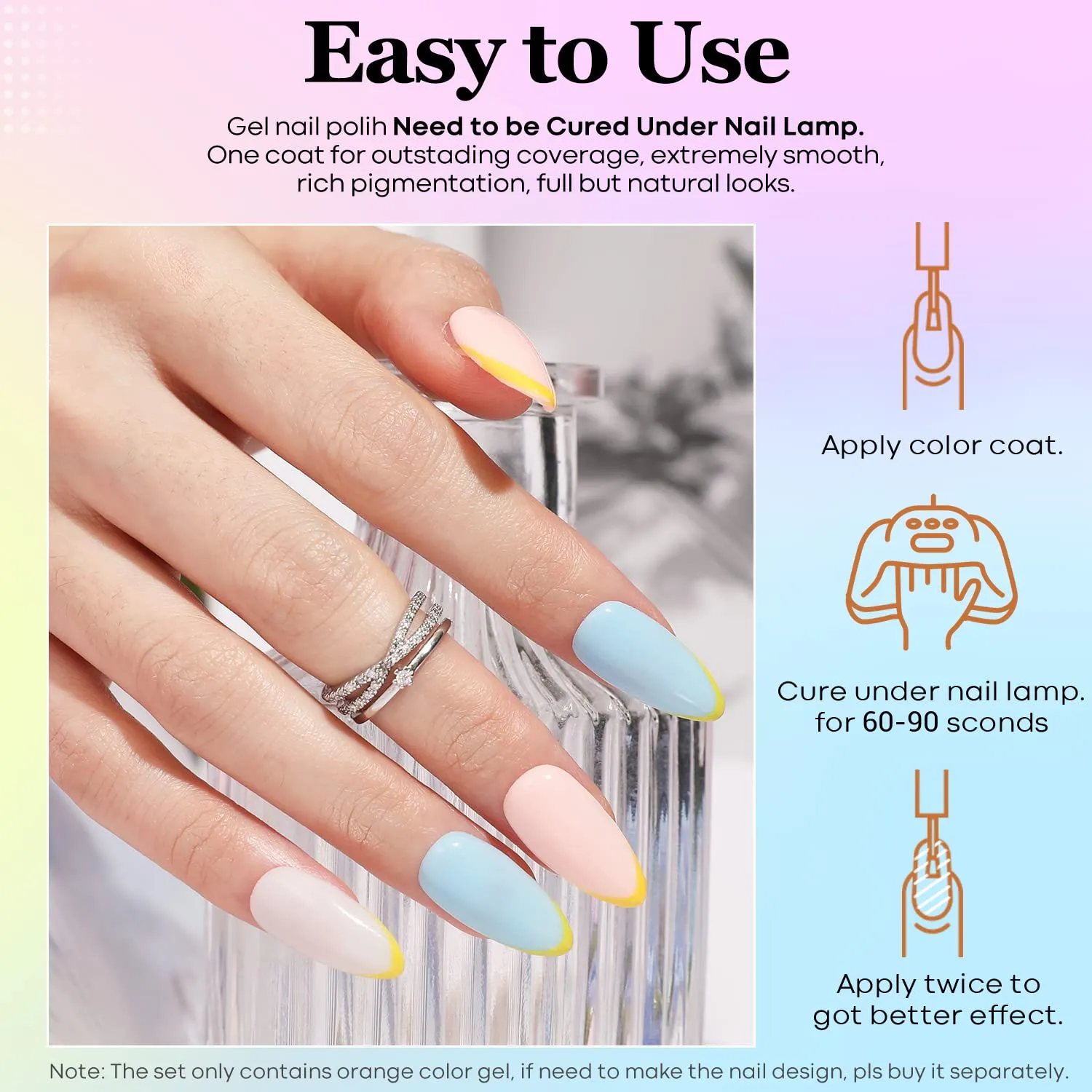 Paper Hearts - Modelones Gel Nail Polish Inspire Gel 15ml