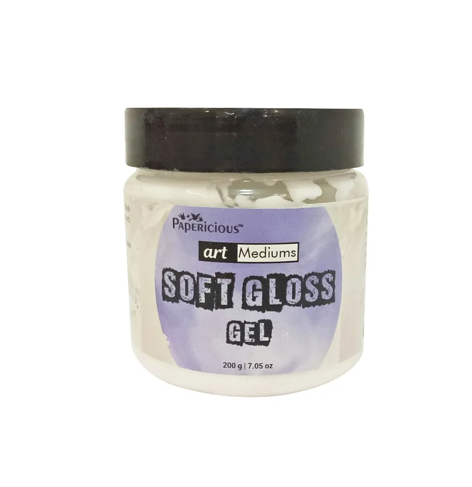 PAPERICIOUS  Soft Gloss Gel / Clear Adhesive for Metal Embellishments
