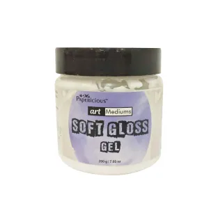 PAPERICIOUS  Soft Gloss Gel / Clear Adhesive for Metal Embellishments