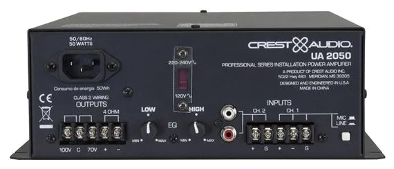Peavey UA-2050 Crest Audio Utility Amplifier