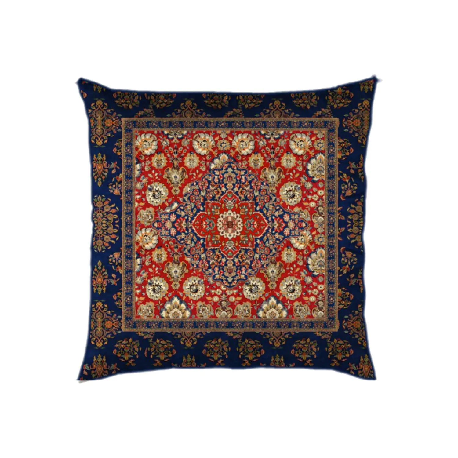 Persian Floral Jaal (Deep Blue)  Cushion Deal (Set of 2)