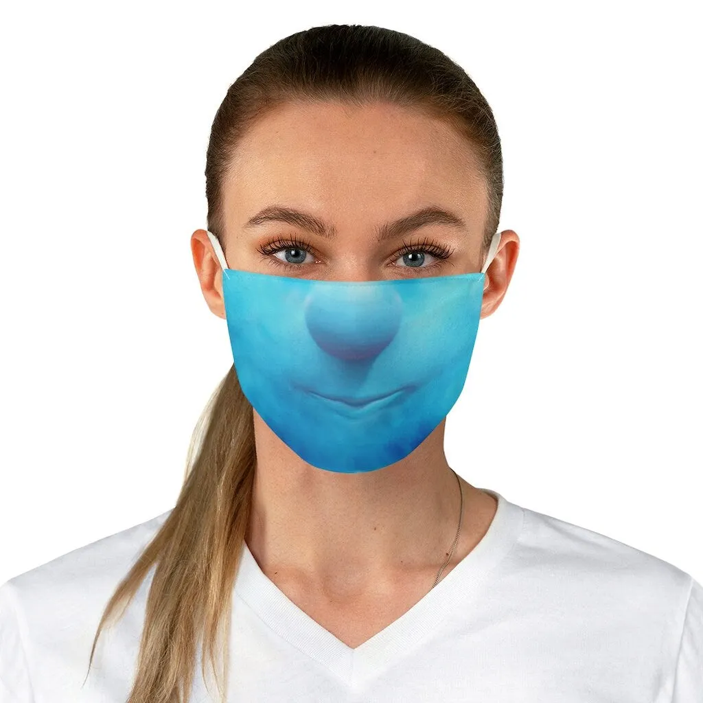 Pop Blue Cartoon Face Mask,Blue Face Mask  Realistic   Fabric Mask for adults/kids. Reusable Washable, Thoughtful Funny Valentine&#39;s Gift