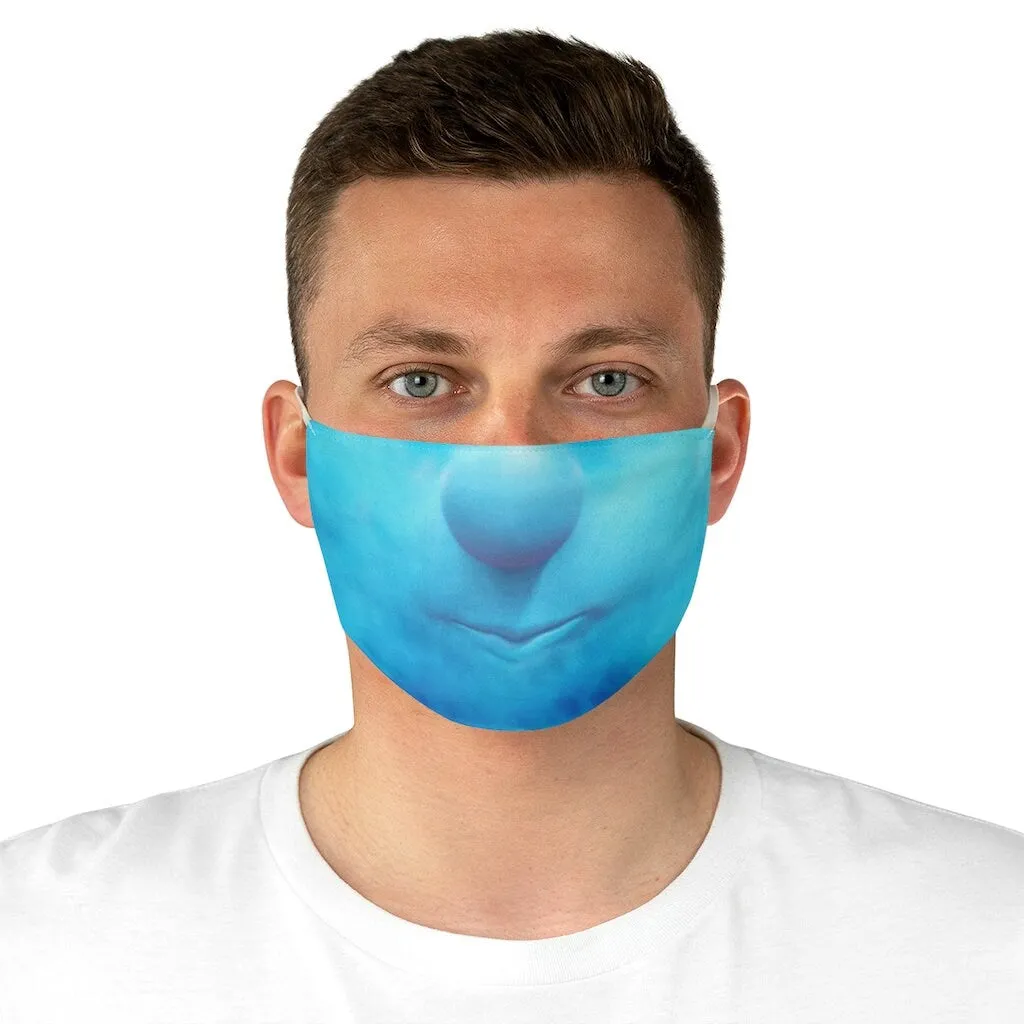 Pop Blue Cartoon Face Mask,Blue Face Mask  Realistic   Fabric Mask for adults/kids. Reusable Washable, Thoughtful Funny Valentine&#39;s Gift