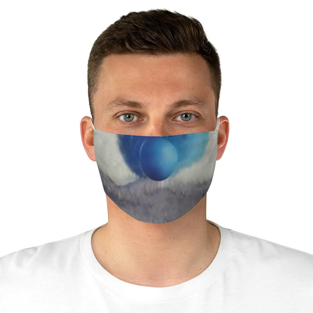 Pop Blue Cartoon Face Mask,Blue Face Mask  Realistic   Fabric Mask for adults/kids. Reusable Washable, Thoughtful Funny Valentine&#39;s Gift