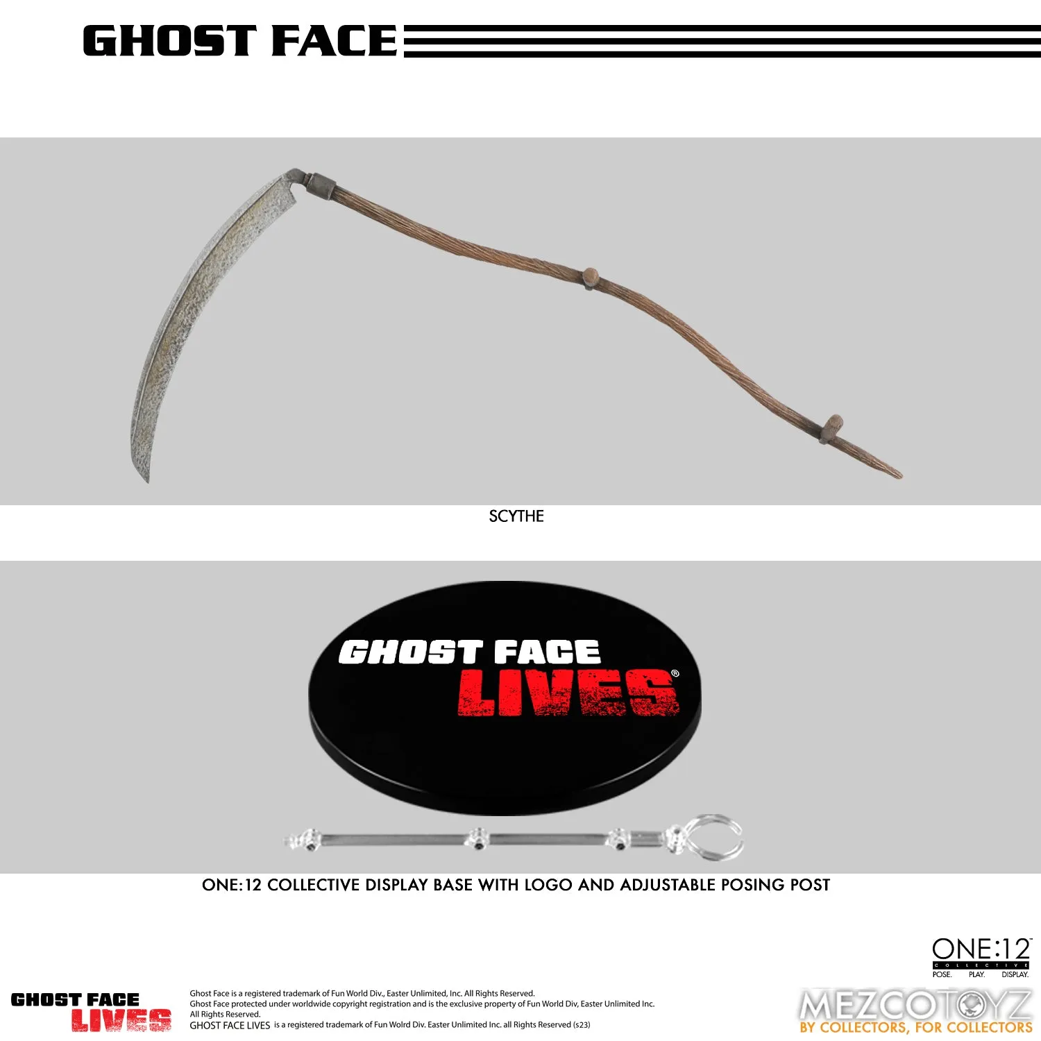 [Pre-Order] Mezco Toys: Scream - Ghost Face - One:12 Collectives Action Figure