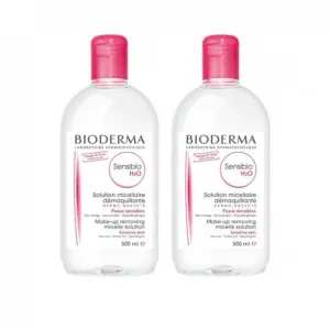 PROMOTIONAL PACK: Bioderma Sensibio H2O Make-Up Removing Micelle Solution 500ml x2
