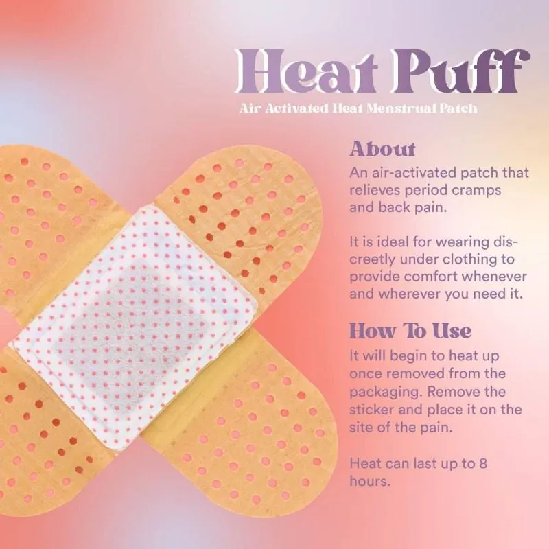 Puff & Bloom - Heat Puff Air Activated Heat Menstrual Patch