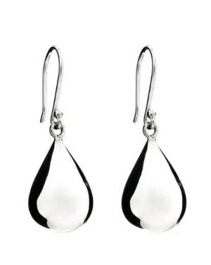 PUFF TEAR DROP EARRINGS
