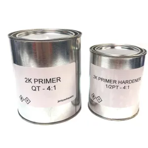 QUART 2K GRAY PRIMER WITH HARDENER 4:1 MIXING RATIO