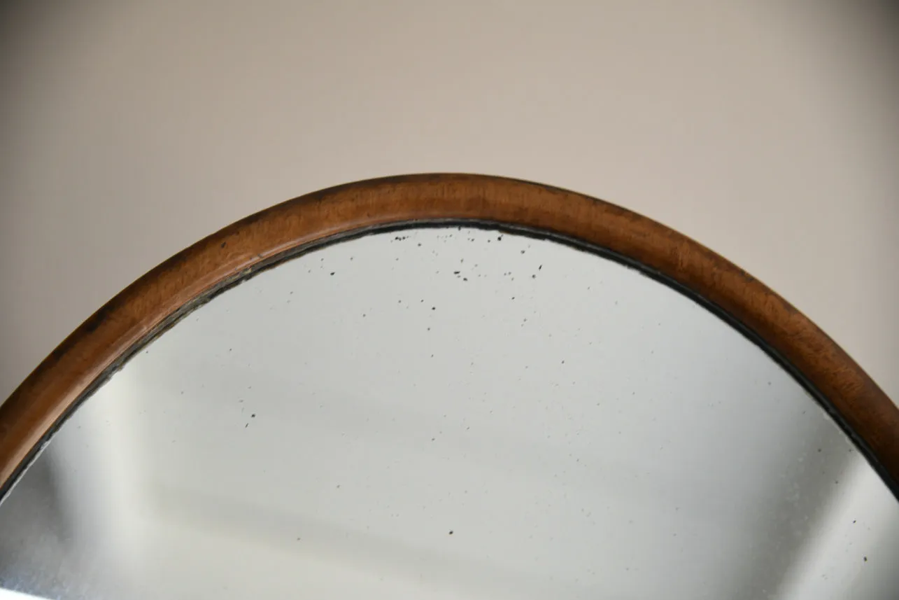 Queen Anne Style Walnut Mirror