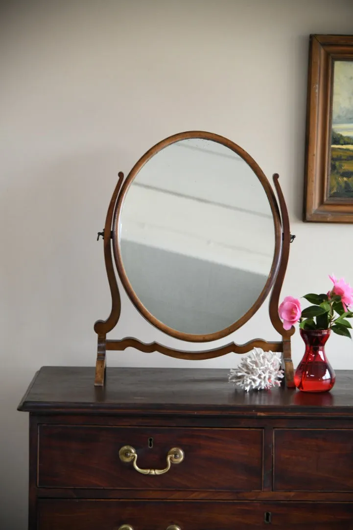 Queen Anne Style Walnut Mirror