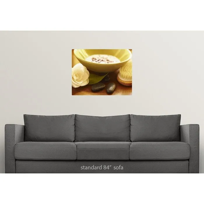 "Bowl of ayurvedic facial mask" Poster Print - Multi