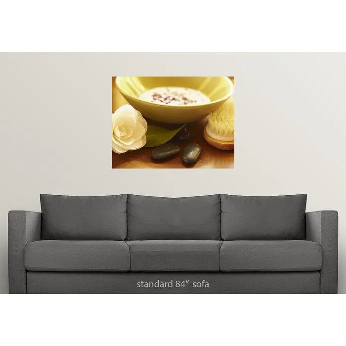 "Bowl of ayurvedic facial mask" Poster Print - Multi