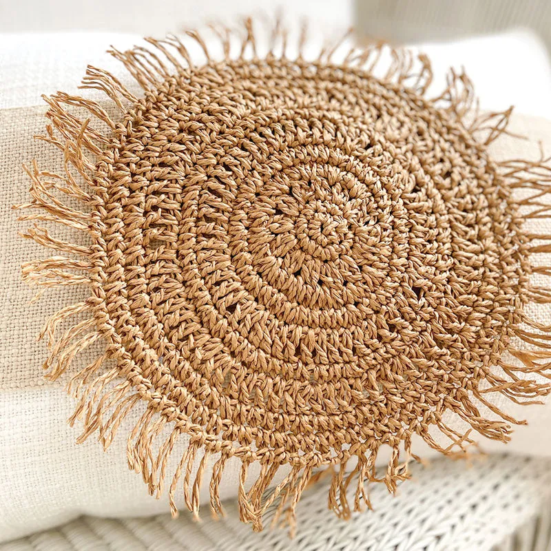 RAFFIA DISK ROUND
