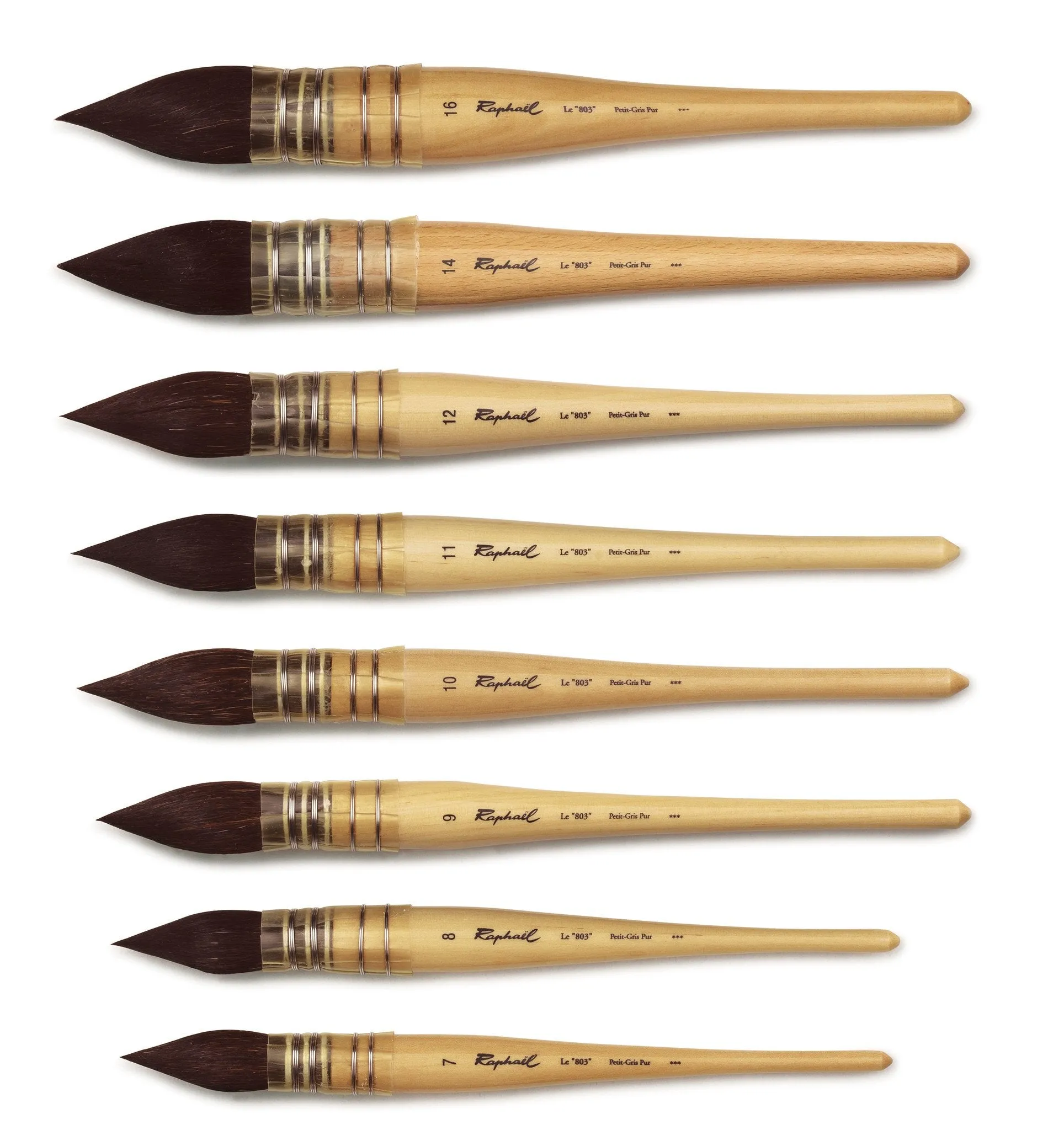 Raphael Series 803 - Lavis Pointed Petit Gris Mop (Pure Kazan)