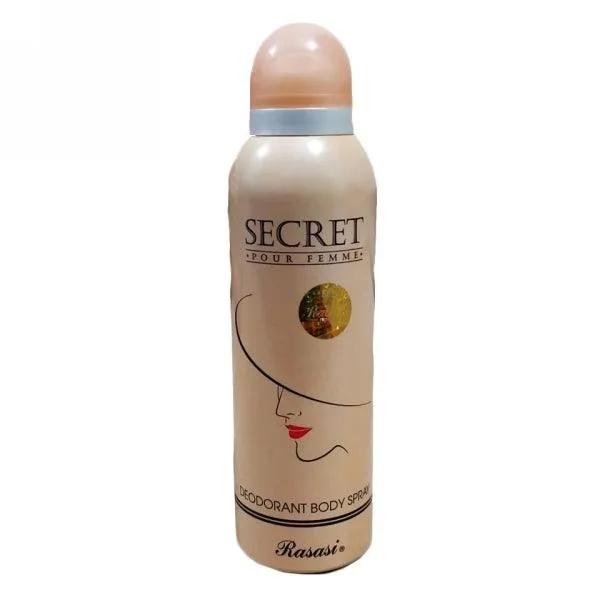 RASASI SECRET DEODORANT BODY SPRAY 200ML