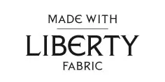 Re-useable Face Mask Liberty Betsy Blue - Grey Elastic