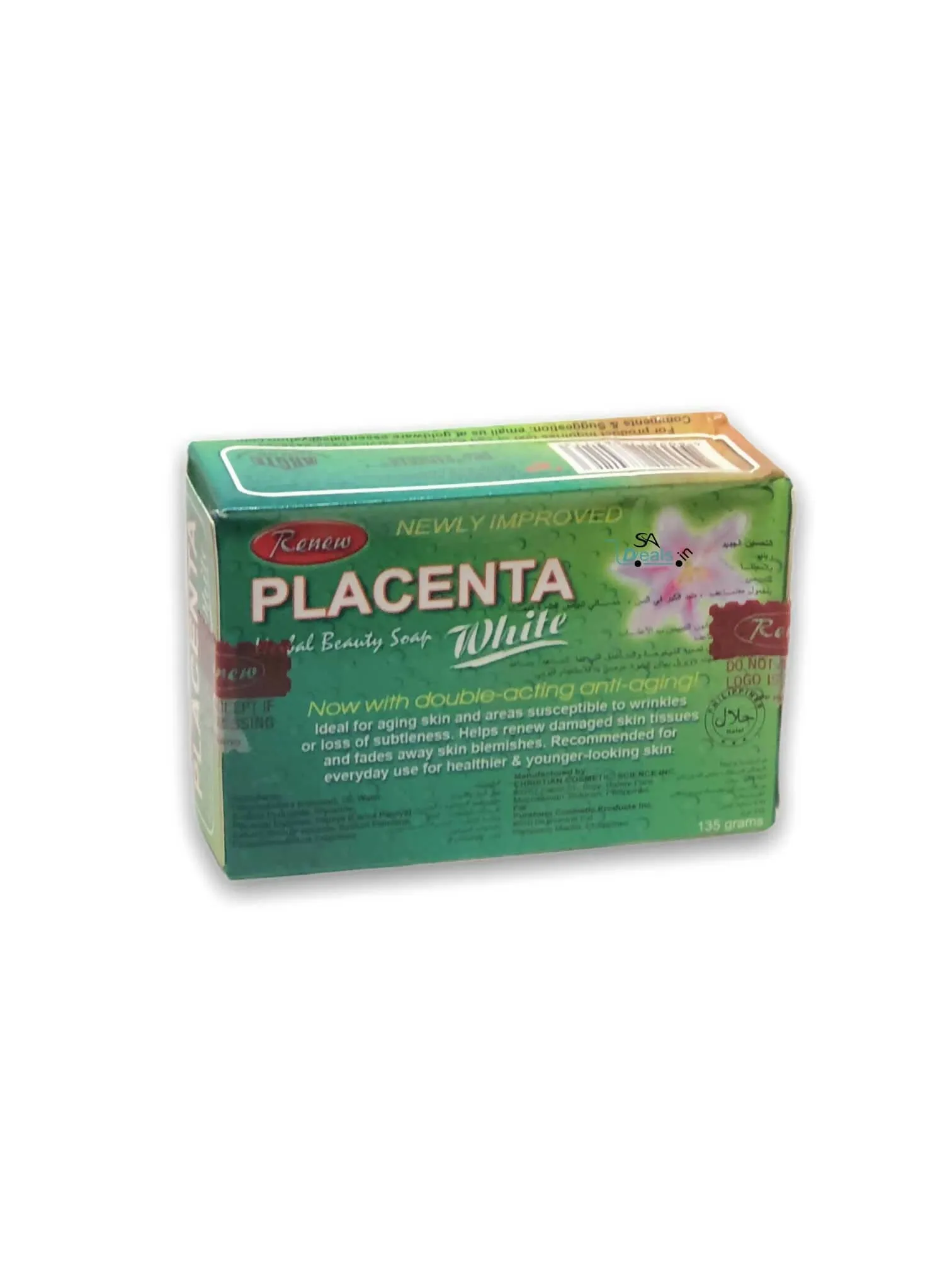 Renew PLACENTA White Herbal Beauty Soap 135g