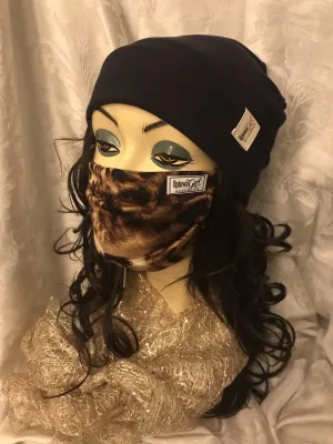 Reusable 2 Layer Face Mask With Soft Fabric & Good Coverage. Animal Print. Made in USA